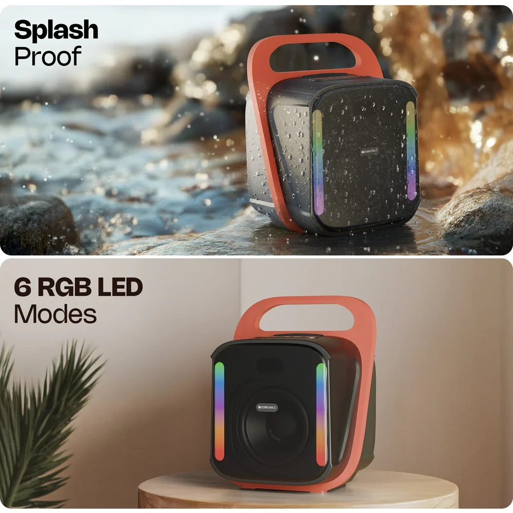 Zebronics Bluetooth Speaker with Mic 14w Sound Feast 110 view 3